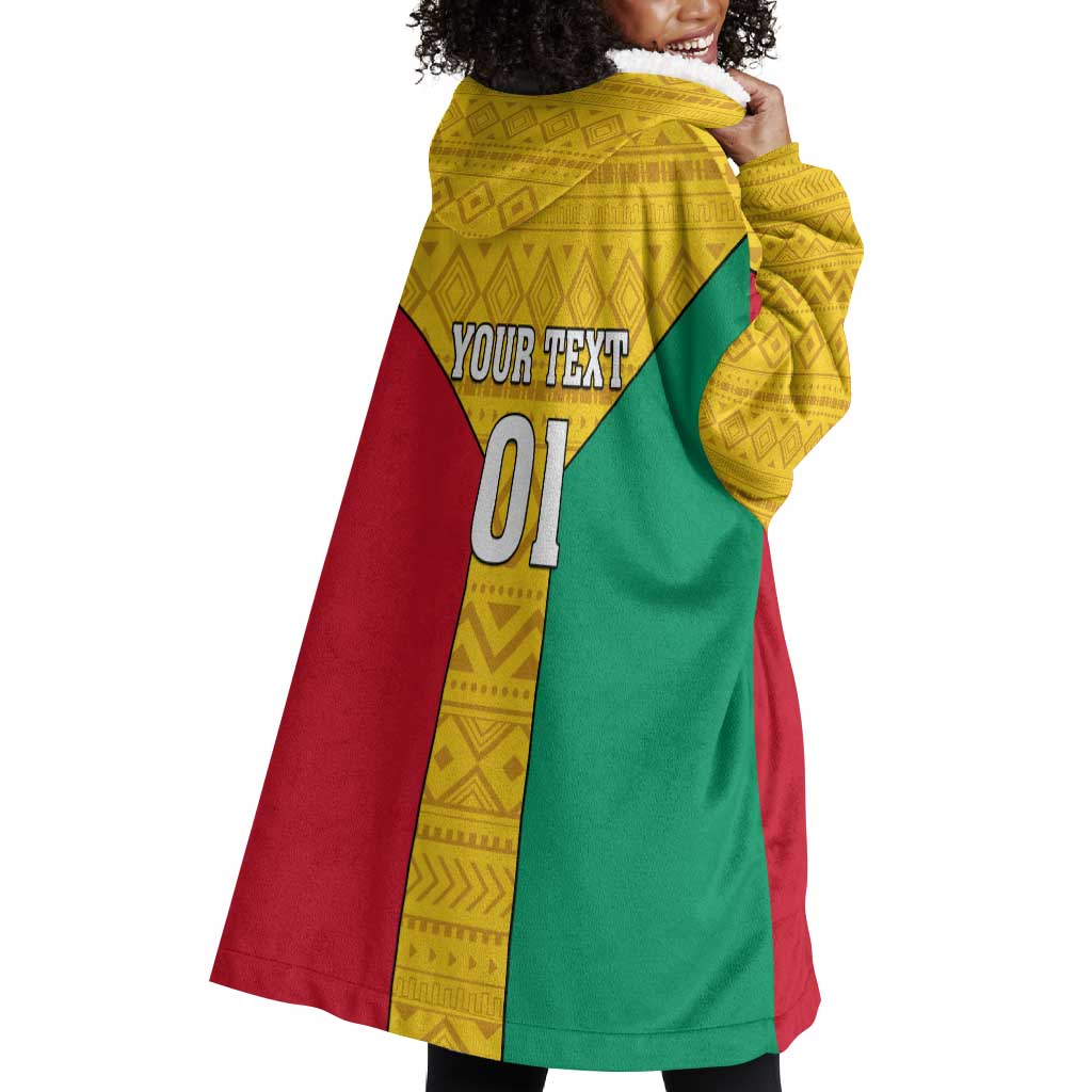 Guinea Football Wearable Blanket Hoodie Come On Syli National