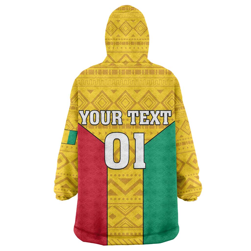 Guinea Football Wearable Blanket Hoodie Come On Syli National