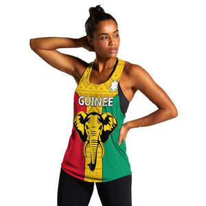 Guinea Football Women Racerback Tank Come On Syli National