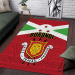 Burundi Area Rug Coat Of Arms African Pattern