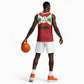 Personalized Burundi Basketball Jersey Coat Of Arms African Pattern - African Pride