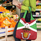 Burundi Grocery Bag Coat Of Arms African Pattern