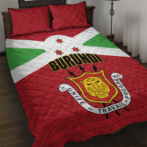 Burundi Quilt Bed Set Coat Of Arms African Pattern