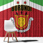Burundi Window Curtain Coat Of Arms African Pattern