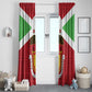 Burundi Window Curtain Coat Of Arms African Pattern