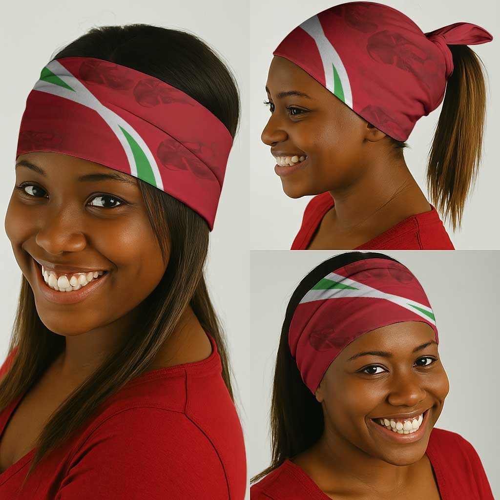 Burundi Independence Day Neck Gaiter Coat Of Arms Bujumbura Flower - African Pride