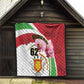 Burundi Independence Day Quilt Coat Of Arms Bujumbura Flower