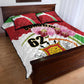 Burundi Independence Day Quilt Bed Set Coat Of Arms Bujumbura Flower
