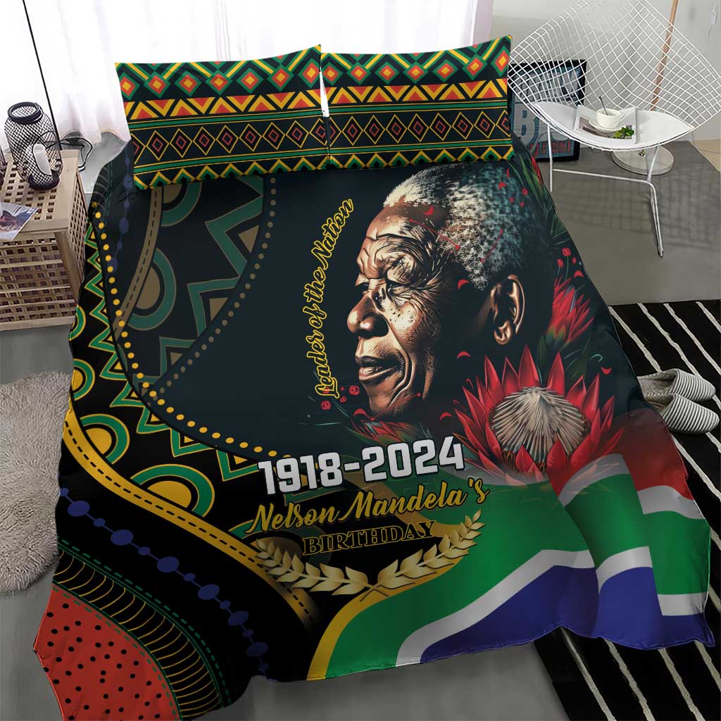 Nelson Mandela Birthday Bedding Set Leader of the Nation