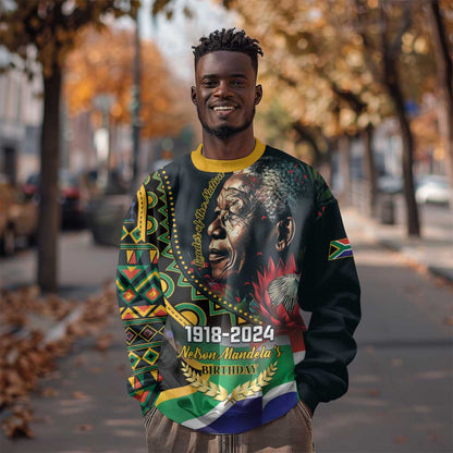 Nelson Mandela Birthday Sweatshirt Leader of the Nation