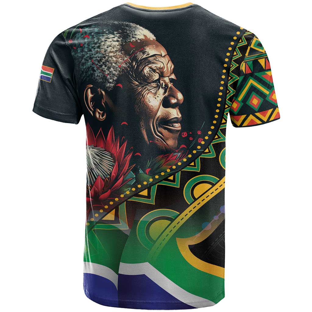 Nelson Mandela Birthday T shirt Leader of the Nation