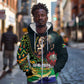 Nelson Mandela Birthday Zip Hoodie Leader of the Nation