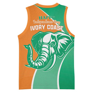 Ivory Coast Independence Day Basketball Jersey Cote d Ivoire Elephant LT01