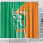 Ivory Coast Independence Day Shower Curtain Cote d Ivoire Elephant