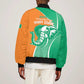 Ivory Coast Independence Day Sleeve Zip Bomber Jacket Cote d Ivoire Elephant