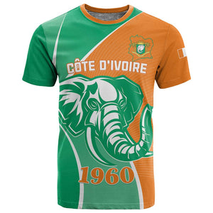 Ivory Coast Independence Day T shirt Cote d Ivoire Elephant