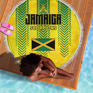Jamaica Cricket Scorpions Beach Blanket Go Champions