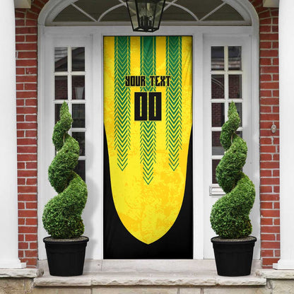 Custom Jamaica Cricket Scorpions Door Cover Go Champions