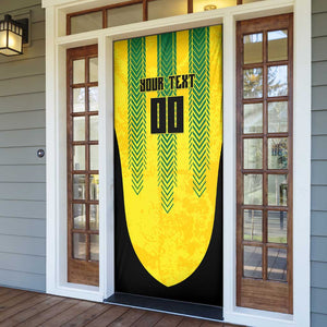 Custom Jamaica Cricket Scorpions Door Cover Go Champions