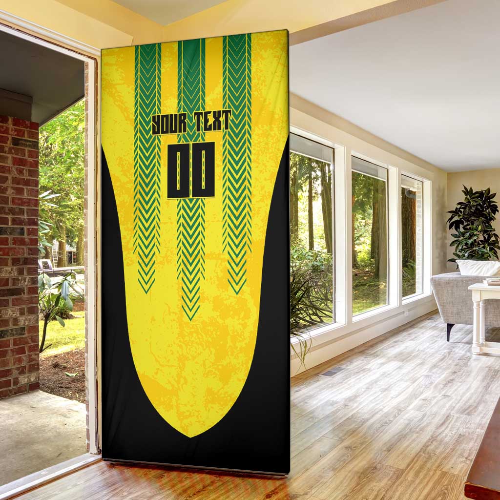 Custom Jamaica Cricket Scorpions Door Cover Go Champions