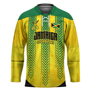 Custom Jamaica Cricket Scorpions Hockey Jersey Go Champions