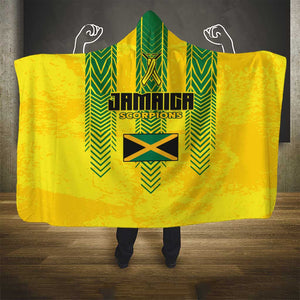 Jamaica Cricket Scorpions Hooded Blanket Go Champions