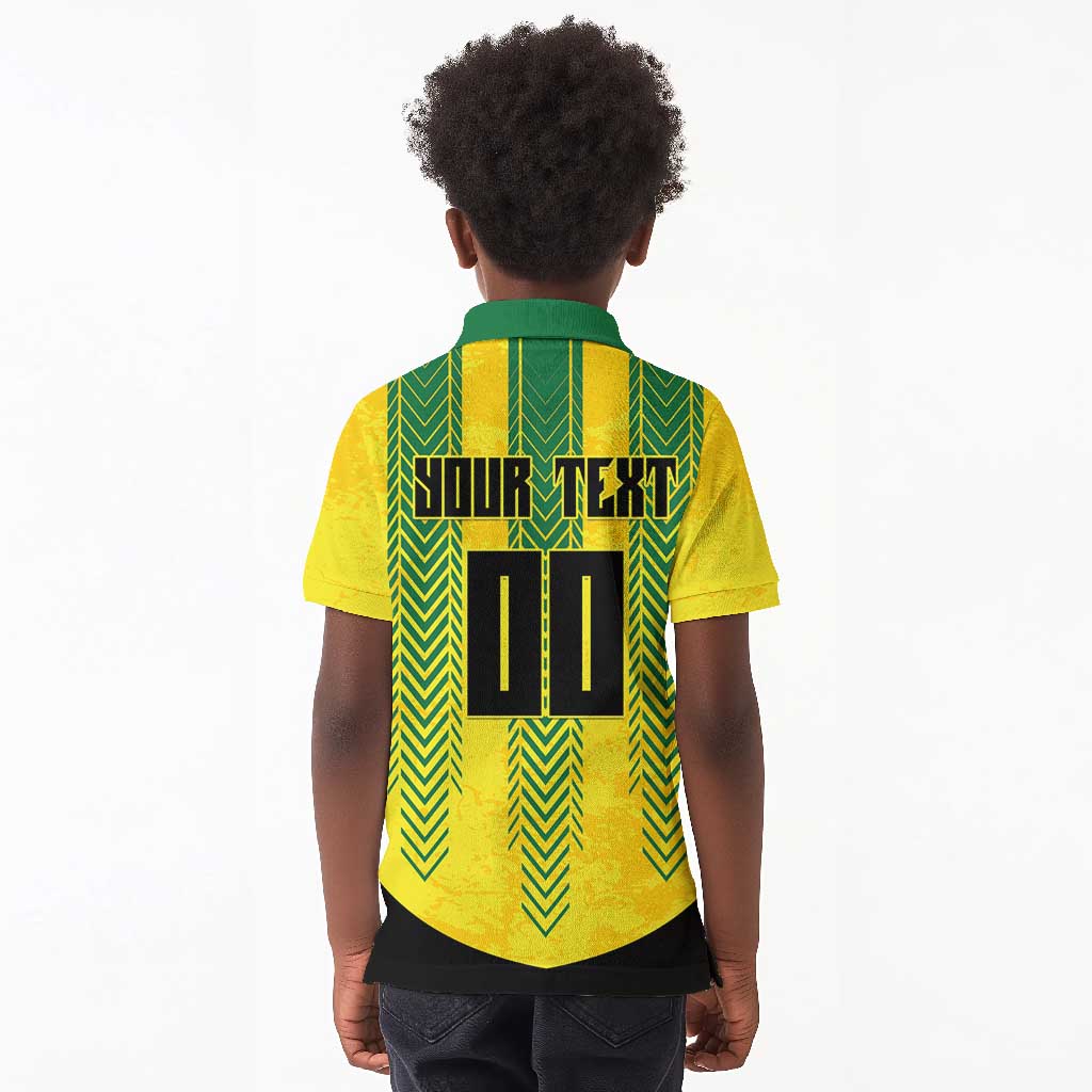 Custom Jamaica Cricket Scorpions Kid Polo Shirt Go Champions