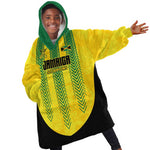 Custom Jamaica Cricket Scorpions Kid Wearable Blanket Hoodie Go Champions