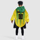 Custom Jamaica Cricket Scorpions Kid Wearable Blanket Hoodie Go Champions