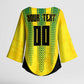 Custom Jamaica Cricket Scorpions Kimono Sleeve Blouse Go Champions