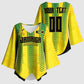 Custom Jamaica Cricket Scorpions Kimono Sleeve Blouse Go Champions