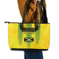 Jamaica Cricket Scorpions Leather Tote Bag Go Champions