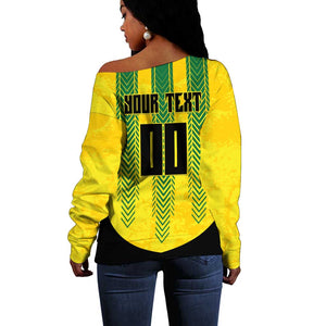 Custom Jamaica Cricket Scorpions Off Shoulder Sweater Go Champions