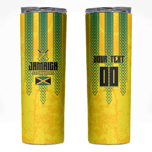 Custom Jamaica Cricket Scorpions Skinny Tumbler Go Champions