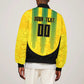 Custom Jamaica Cricket Scorpions Sleeve Zip Bomber Jacket Go Champions