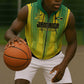Custom Jamaica Cricket Scorpions Sleeveless Zip Hoodie Go Champions
