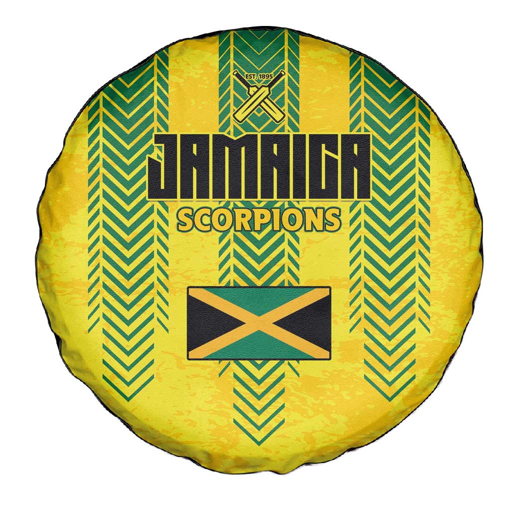 Jamaica Cricket Scorpions Spare Tire Cover Go Champions