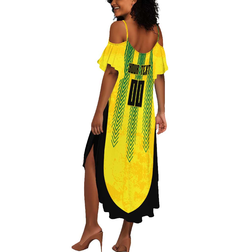 Custom Jamaica Cricket Scorpions Summer Maxi Dress Go Champions