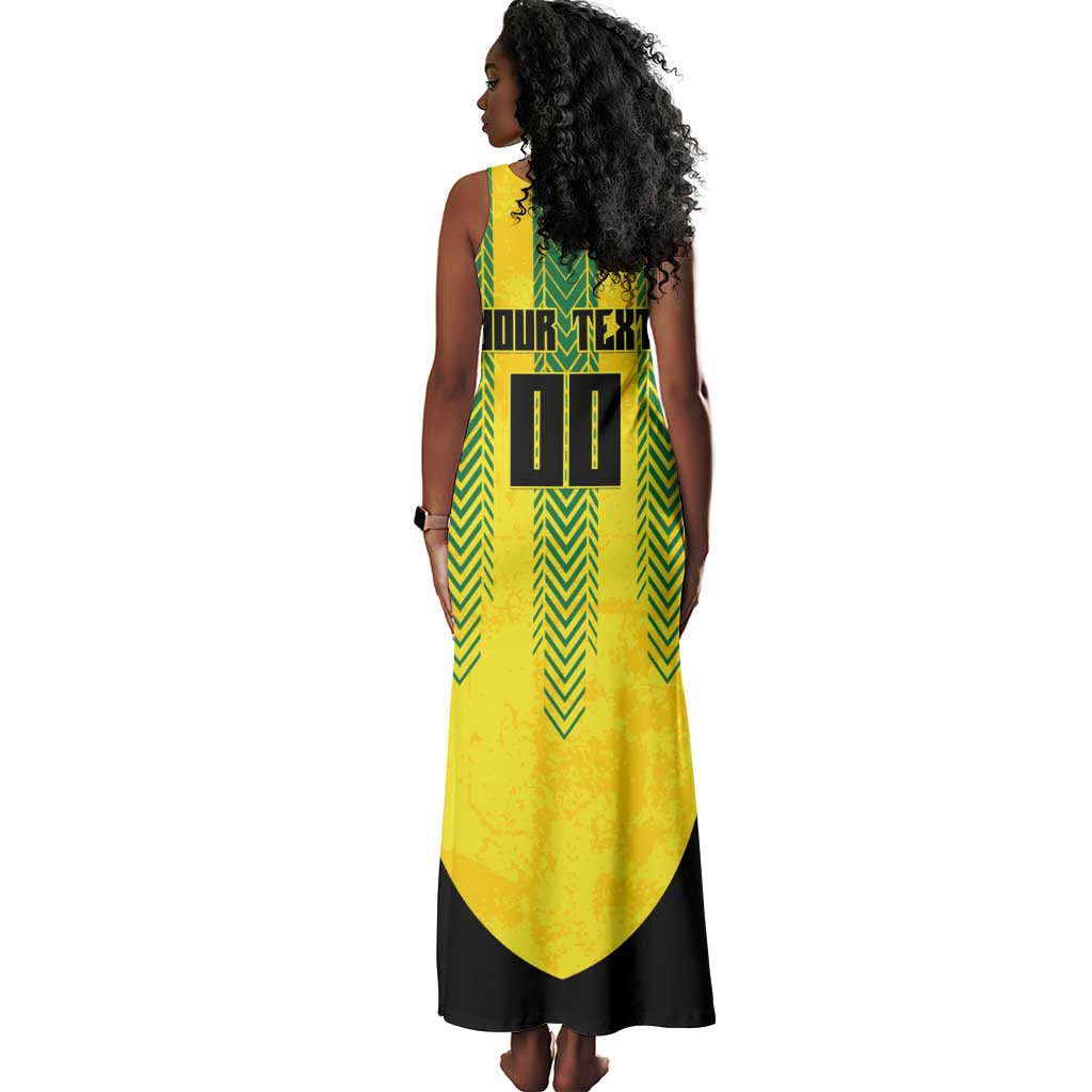 Custom Jamaica Cricket Scorpions Tank Maxi Dress Go Champions
