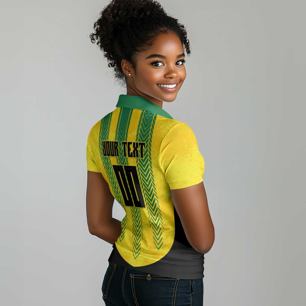 Custom Jamaica Cricket Scorpions Women Polo Shirt Go Champions