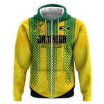 Custom Jamaica Cricket Scorpions Zip Hoodie Go Champions