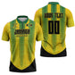 Custom Jamaica Cricket Scorpions Zipper Polo Shirt Go Champions