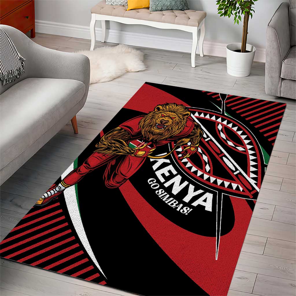 Kenya Rugby Area Rug Simbas Elevate Your Game