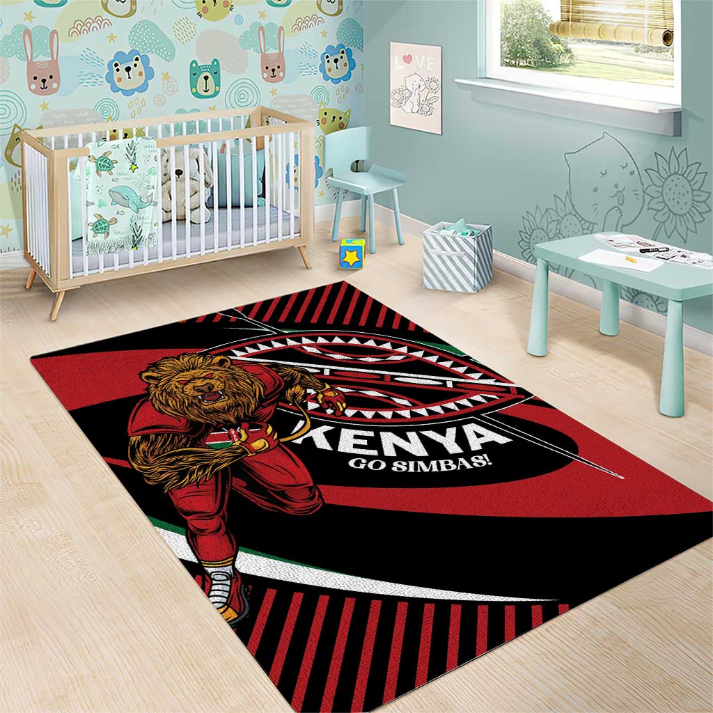 Kenya Rugby Area Rug Simbas Elevate Your Game