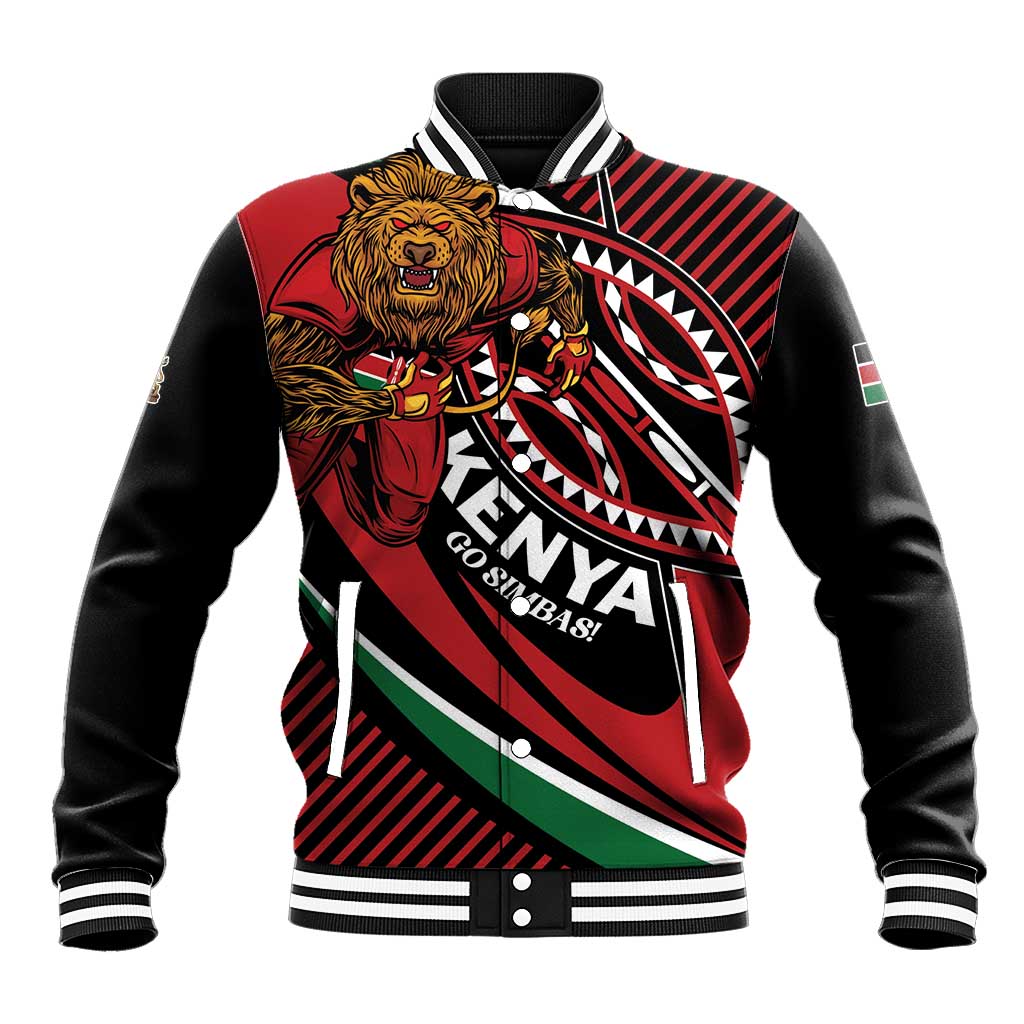 Custom Kenya Rugby Baseball Jacket Simbas Elevate Your Game