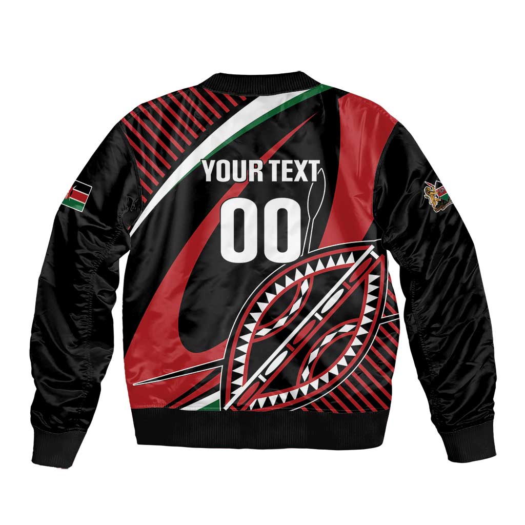 Custom Kenya Rugby Bomber Jacket Simbas Elevate Your Game