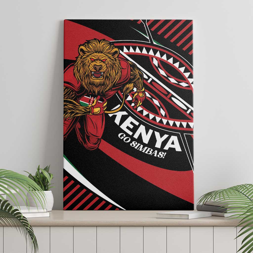 Kenya Rugby Canvas Wall Art Simbas Elevate Your Game