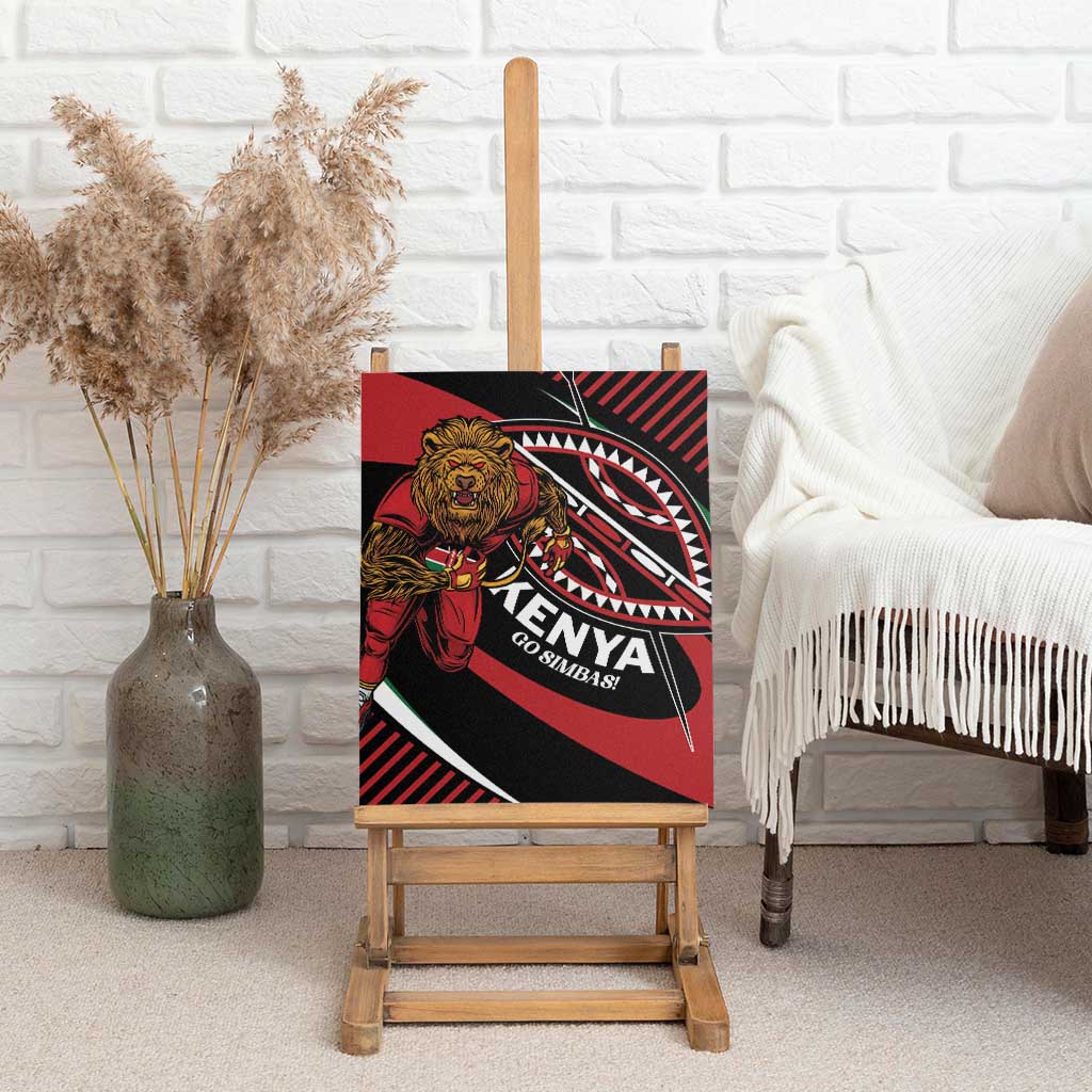 Kenya Rugby Canvas Wall Art Simbas Elevate Your Game