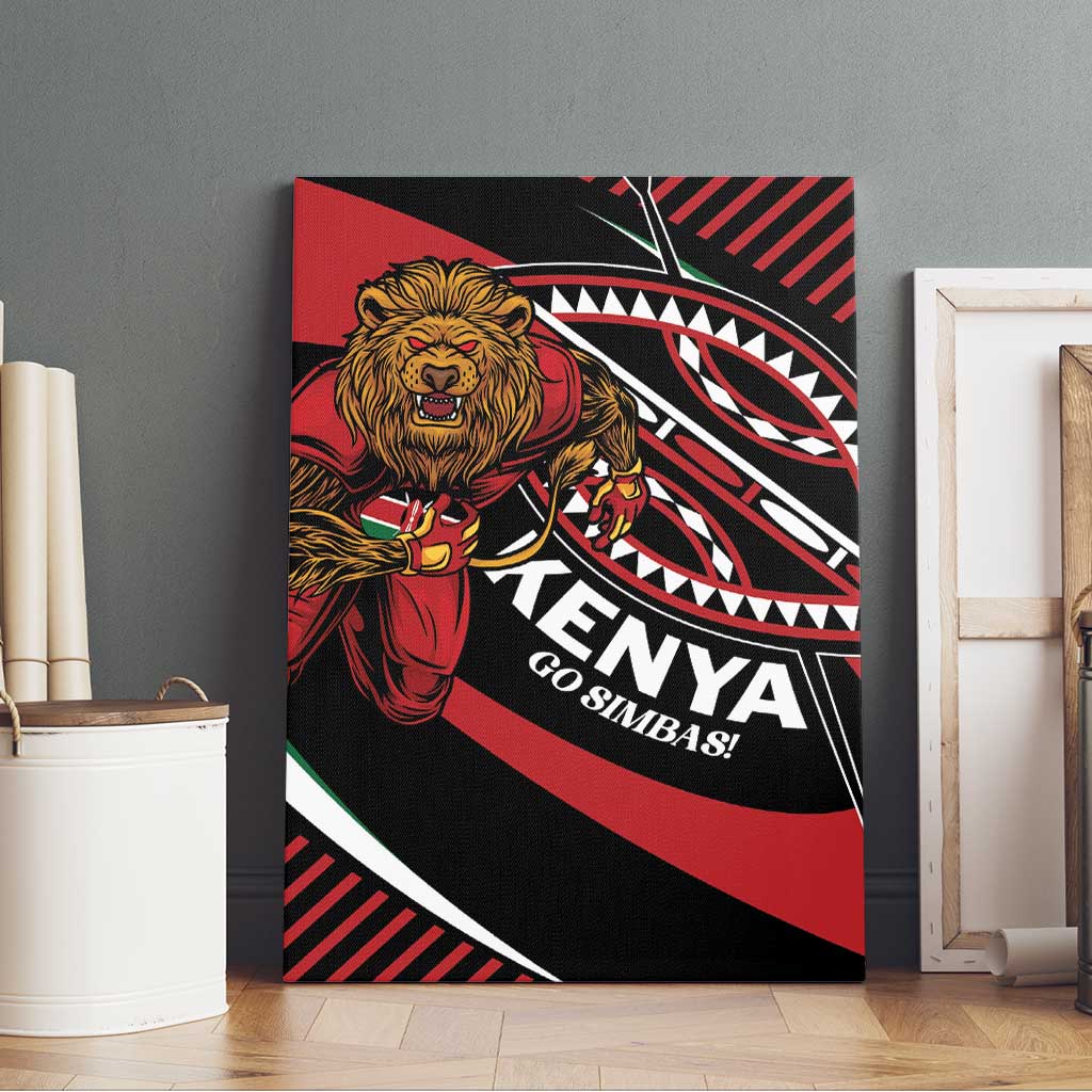 Kenya Rugby Canvas Wall Art Simbas Elevate Your Game