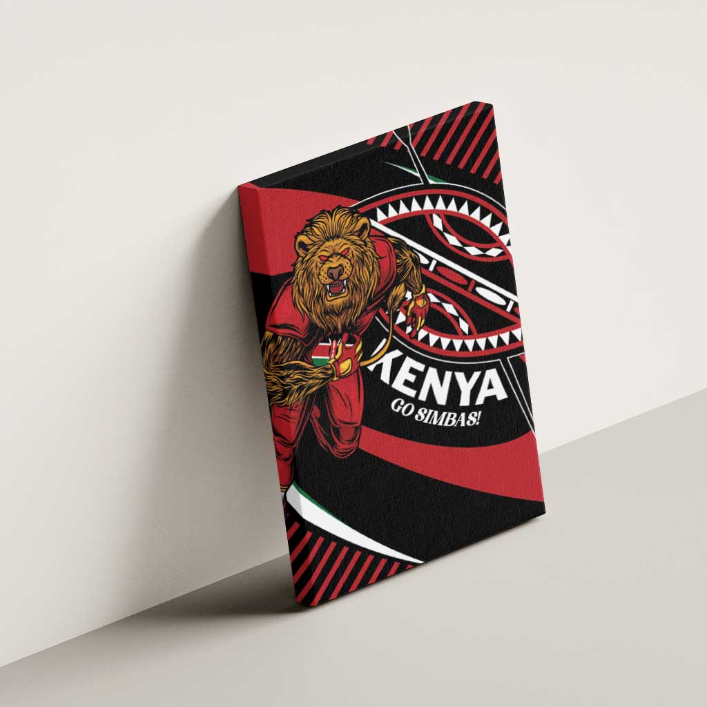 Kenya Rugby Canvas Wall Art Simbas Elevate Your Game
